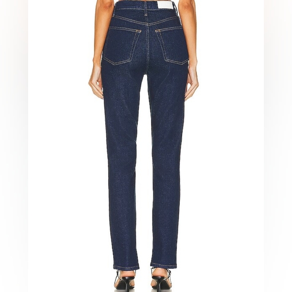 Re/Done drainpipe super high waist skinny jeans in rigid like color size 26 - Picture 2 of 15